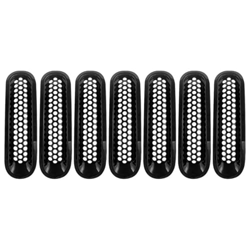 Grille pare-choc avant noire clipser pour Jeep Wrangler JK 2007-2017 look aventure