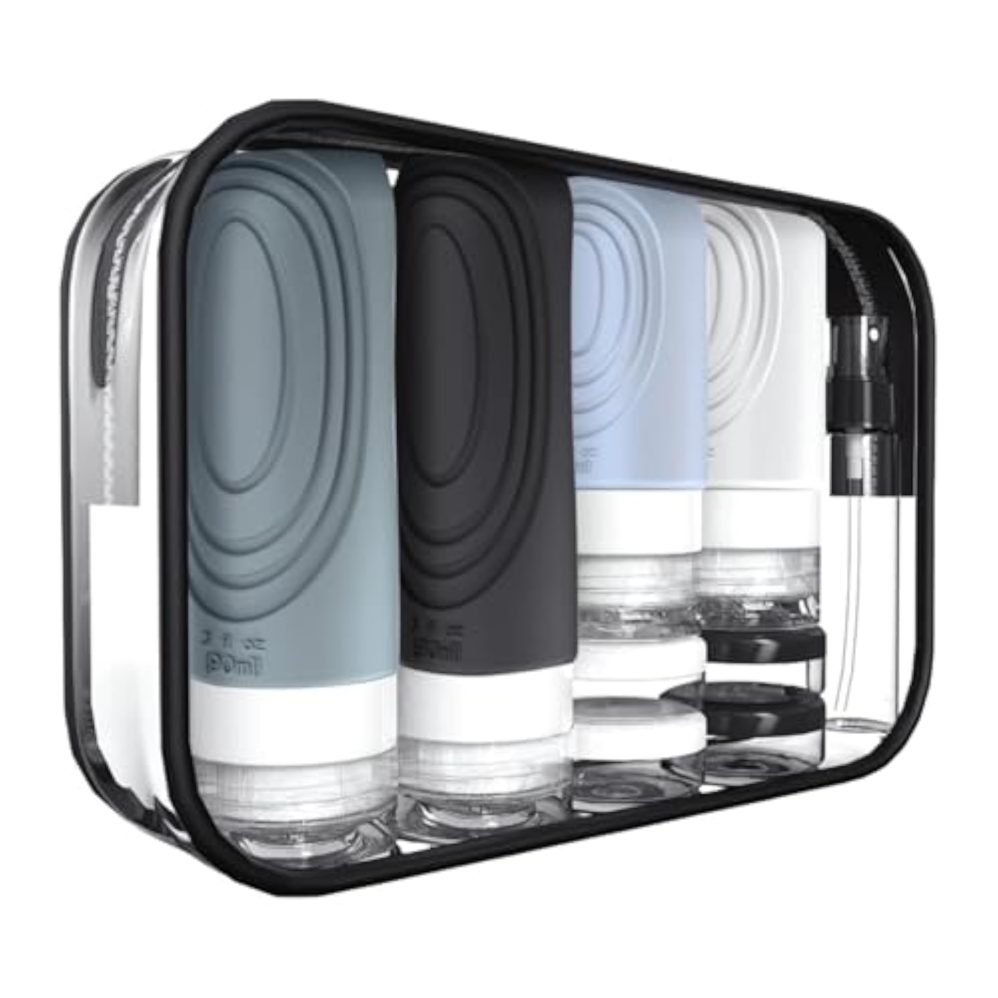 Travel Bottles Silicone Travel Containers Jars for Liquid Lotion