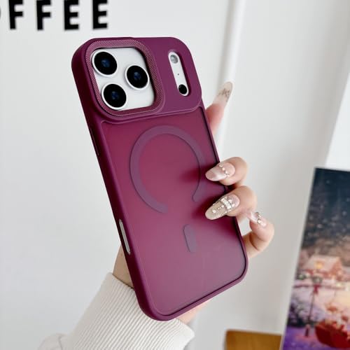 Coque iPhone Air silicone mat rigide violet rouge haute finition - 2
