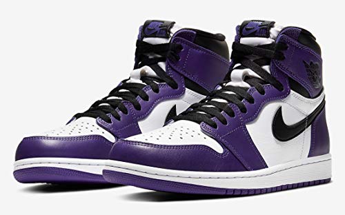 AIR JORDAN Black Court Purple Jordan 3 Retro
