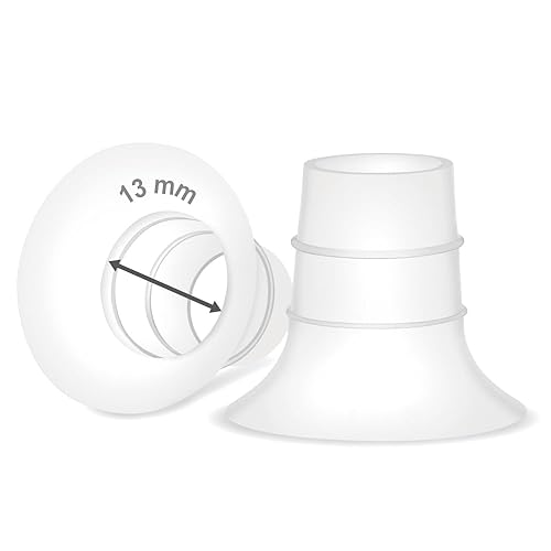 Maymom Insertos de brida de 0.512 in para Medela, Spectra 0.945 in ShieldsFlanges, MomcozyWillow Wearable Cup. Compatible con Medela Freestyle,