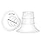 Maymom Flange Inserts 13 mm for Medela, Spectra 24 mm Shields/Flanges, Momcozy/Willow Wearable Cup. Compatible with Medela Freestyle, Harmony to Reduce 24mm Nipple Tunnel Down to 13 mm; 2pc/Each