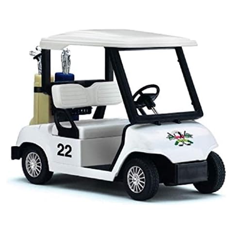 KiNSFUN Golf Cart 4½" Die Cast Metal Model Pullback Action Toy Cover