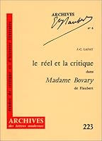 Le Reel et al Critique dans Madame Bovary de Flaubert 2256904164 Book Cover