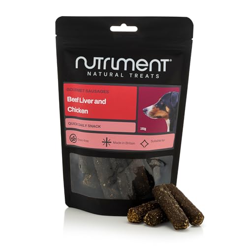 Natural Treats Gourmet Sausages Beef Liver & Chicken (150g) Highly Digestible Grain Free Treats