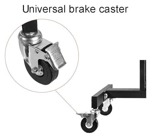 Soporte móvil para TV con ruedas y freno universal miniatura 6