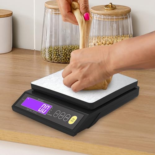 キッチンスケール - デジタルキッチンスケール 0.1g 高精度 | バックライト付き 料理 ダイエット ポストスケール ジュエリー コーヒー メイキング ポウローバー 食事準備