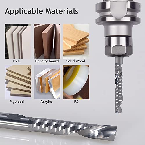 Fresa CNC de 1/8 para corte de PVC y paneles de madera MDF 6