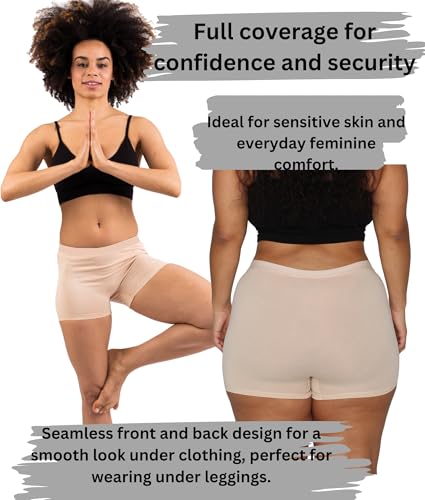 Image of EVARI Women's Cotton Boyshort Underwear Panties - Breathable Underwear for Women, Tagless Boxer Briefs, Seamless Boy Shorts