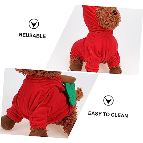 Disfraz para perro Halloween UPKOCH L rojo miniatura 7