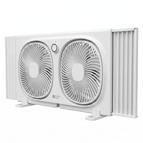Comfort Zone CZ329WT 9 Dual Window Fan