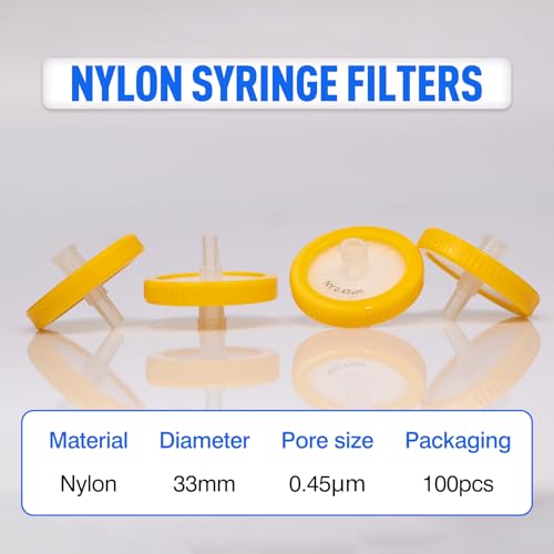 Image of Syringe Filters Hydrophilic NY 33 mm 0.45 um,100pcs