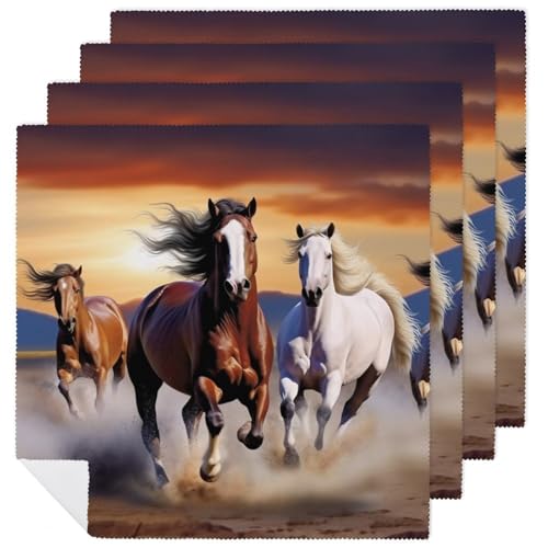 Servilletas de Tela Cuadradas Pack x4 miniatura 1