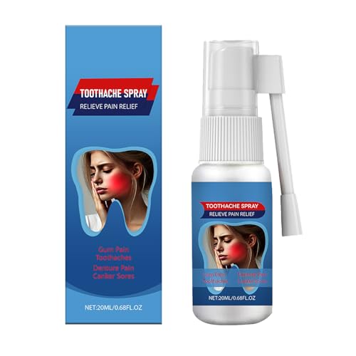 Spray para el Cuidado de las Encías,Aerosol para el Cuidado Bucal Aliviar,Spray De Dolor De Muelas,Alivia el Dolor de las Encías