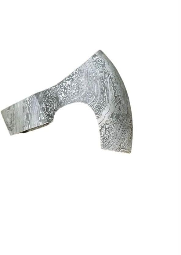 Miniatura 2 de Hacha de diseño de acero de Damasco hecha a mano  Hacha de cortar, hacha de camping al aire libre para división de madera y cabeza de leña