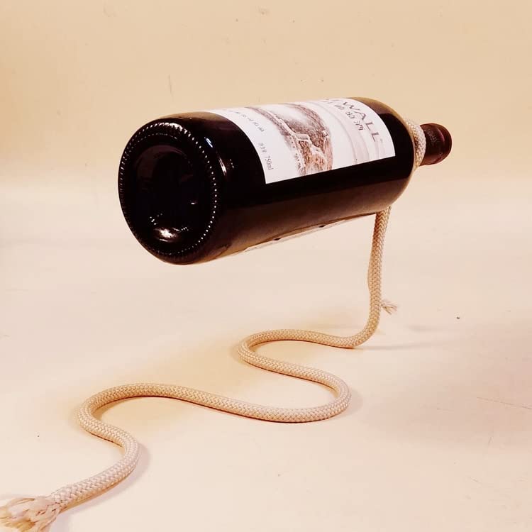 Soporte colgante creativo para botellas de vino yabaa miniatura 2