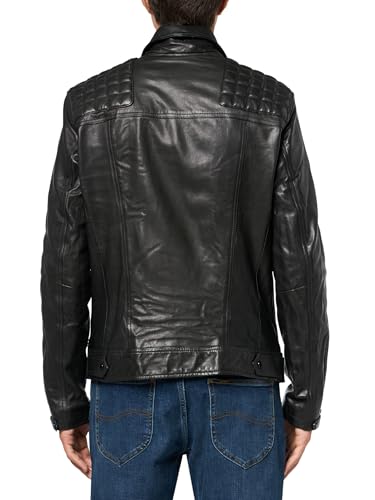 Men's Conroy Leather Biker Jacket2