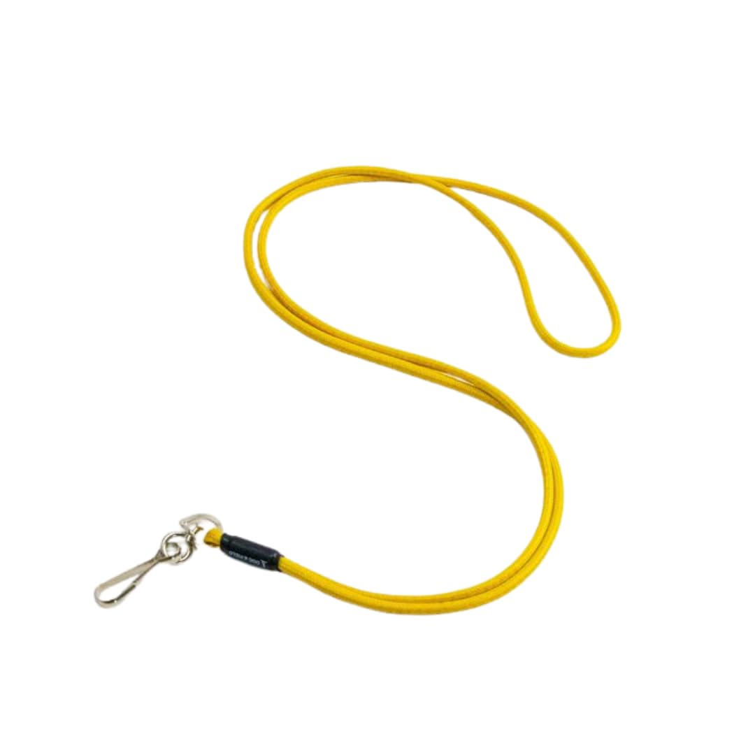 Dog & Field SIGNATURE DOG WHISTLE LANYARD – Lightweight, Stylish & Durable Whistle Lanyard for Dog Training – Comfortable Rubber Hardware – (Yellow)