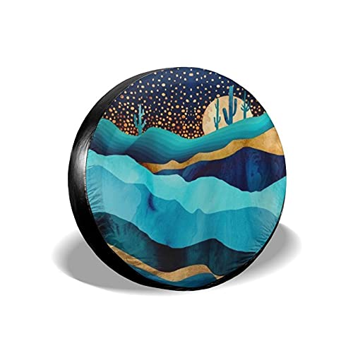 Landschap Print (36) Reserveband Cover Wiel Beschermers Waterbestendig Universele Reservewiel Band Cover Fit voor Jeep…