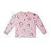 BT21 Baby Collection Soft Fleece Pajama Set Loungewear Sleepwear for Women and Girls, Light Pink, Medium