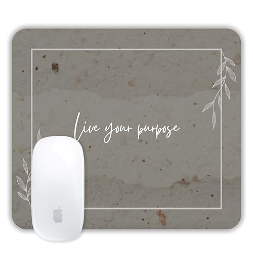 Image of TURTLEWINGS | Mousepad | Inspirational Quote Mousepad - 22x18 cm, 3mm Thick | Abstract Design Non-Slip Rubber Base | Office, Study & Gaming Use | Premium Smooth Surface 21