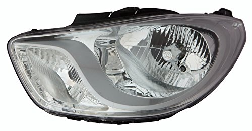 Phare avant gauche à réglage électrique motorisé TarosTrade chrome pour sécurité