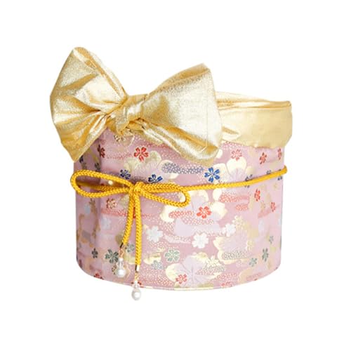 Women's Japanese Kimono Taikoor Box Knot Obi Belt 4 Pcs Vintage Jacquard Cotton Waistband Yukata Robe Accessories3