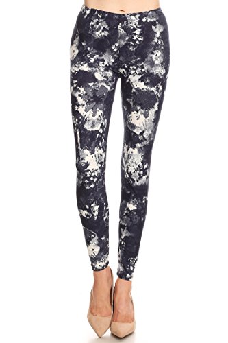 Leggings Mania Women's Regular Plus (XS-3XL) Printed High Waist Ultra Soft Always Leggings - Many Patterns