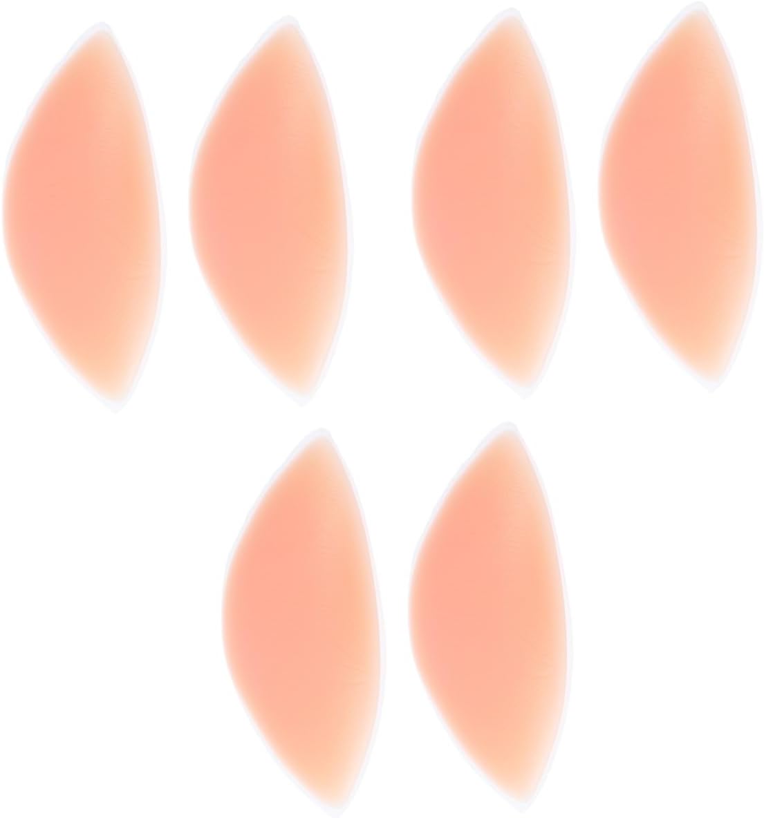 3sets Pads Removable Silicone Bra Cups Thick Inserts for Women Stay in Place during Exercise 2pcs*3