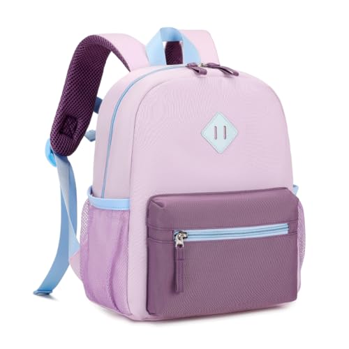 PIG GIRL Toddler Backpack 12" for Ages 2-4, Purple