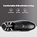 HEEZ Men's Dress Sneakers, Casual Dress Shoes for Men Comfortable, Wingtip Business Formal Oxfords Shoes for Office Work Wedding Travel Daily Black