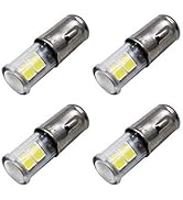 Lot De 2 Ampoules LED BA7S 6V Blanc - Pour Tableau De Bord Voiture, éclairage D'avertissement