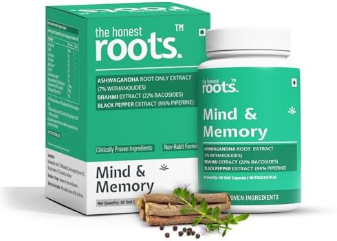 Honest Roots The Honest Roots Mind & Memory Supplement 500 mg | Brahmi Extract ...
