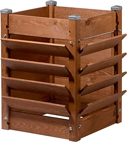 dobar® 56235FSCe Jardinière surélevée et composteur 3 en 1 – Jard...