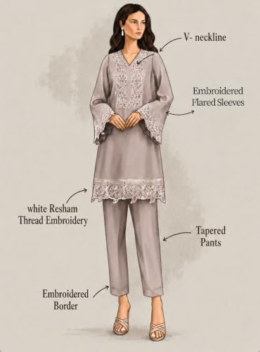 Image of Womanista Farshi Salwar Suit for Women| Farsi Kurta Set | Coord set