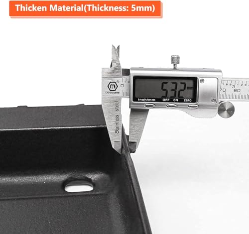 GFTIME 44,5 x 30,5cm Gusseisen Grillplatte 7658 für Weber Spirit 200 300 Spirit II E/S-210 220, E/S-310 320 330 Serie, Gussplatte für Weber Zubehör 7597 7598, Plancha, 1 Stück