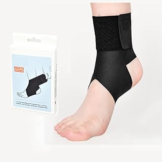 Ankle Support Brace Adjustable Wrap,Plantar Fasciitis Relief Achilles Tendonitis Brace for Pain Relief & Injury Healing,Preventing Sprains and Fixing Ankles(1 PACK) (Medium)