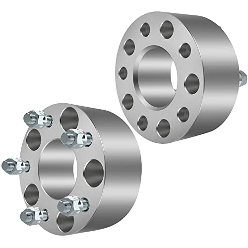 SCITOO 2Pc 2.5" inch 5x4.75 to 5x4.75 Hubcentric Wheel Spacers 5 Lug 12x1.5 Studs W/O Lip Compatible with for S10 Blazer for S15
