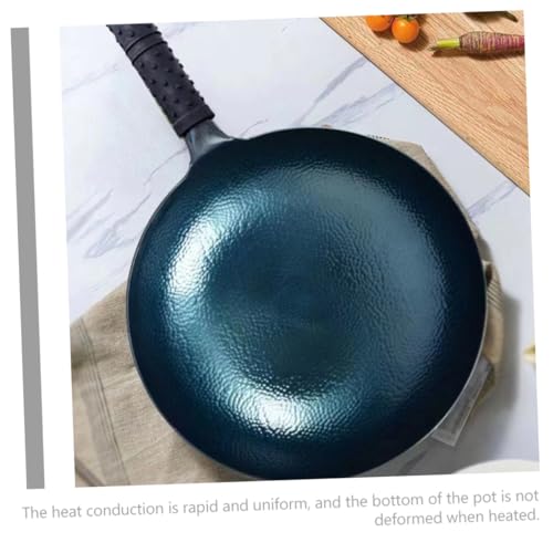 Wok de hierro tradicional martillado SECFOU 48 cm miniatura 6