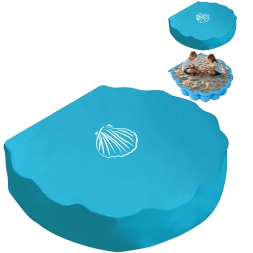 Sandmuschel Abdeckung, 100 X 15cm Sandkasten Abdeckung, Wasserdicht Staubdichte Sandkastenplane, Sandmuschel Mit Deckel, Passend Für Sandmuschel XXL Und Bademuschel