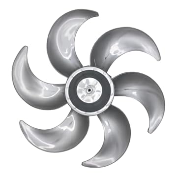Hélice Para Ventilador Arno 6 Pás 40cm Prata Turbo Silencio Force Maxx