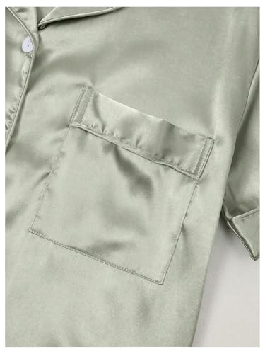 Image of Verdusa Pajamas For Women Set 2 Piece Summer Pajama Sets Cute Pjs Lounge Matching Button Shirt with Shorts