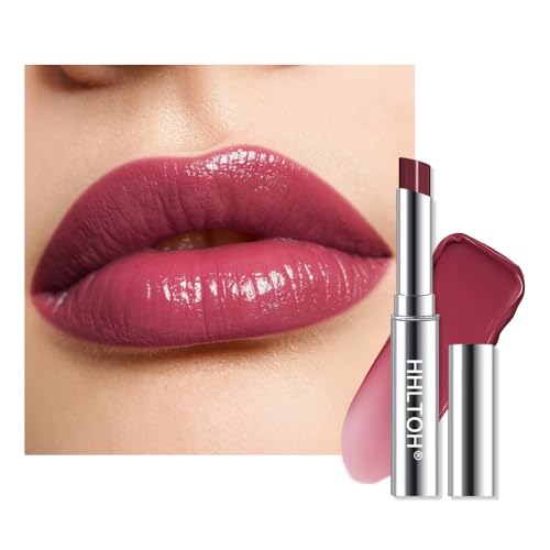 Image of Cherry Wine Honey Tinted Lip Balm for Women, Hydrating Lip Oil Stick Lip Gloss Lipstick for Mature Skin, Sheer Lightweight Moisturizing Lip Tint Balm with Natural Shine, Vegan & Cruelty-Free