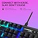 HyperX Alloy Origins - Mechanical Gaming Keyboard, Software-Controlled Light & Macro Customization, Compact Form Factor, RGB LED Backlit - Tactile HyperX Aqua Switch,Black
