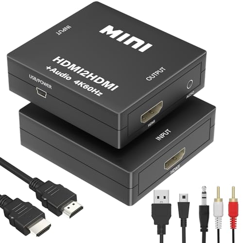 Extracteur audio HDMI 4K pour résoudre le manque de prise jack sur écran PC et Xbox
