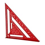 RASTKY Strumento di Layout di Misurazione per Travetti in Alluminio da 12 Pollici, Goniome...