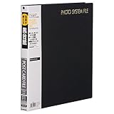 HAKUBA アルバム ポケット SF-6 プリントファイル 黒台紙 ポストカード サイズ 80枚 ブラック ハガキ 51~100枚 ブラック 519174