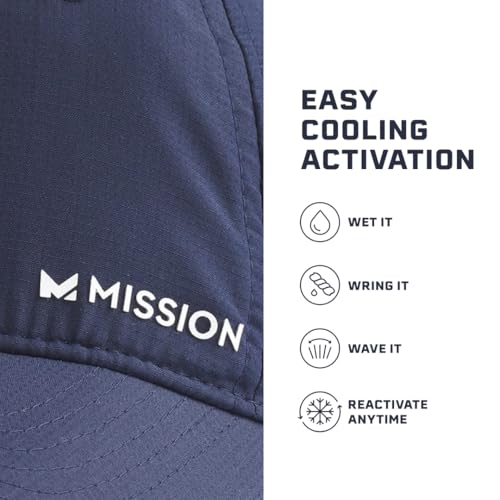 MISSION Cooling UPF Hat in use outdoors