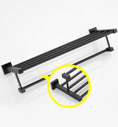 Porte-serviettes mural double barre pour éliminer l'humidité du linge