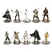 Disney Store Official Star Wars Mega Figure Set - 19 Fully Sculpted Figurines - Includes Han Solo, Darth Vader, Yoda, & More - Perfect Star Wars Gift Set for Fans of Toy Figures & Playsets